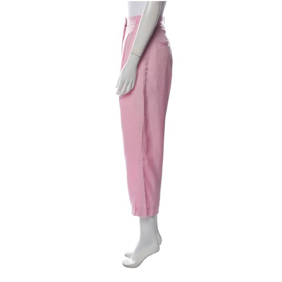 Tibi Straight Leg Pants in Light Pink | Size XS, US 2 - Picture 2 of 3
